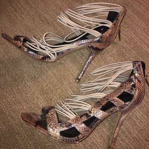 Kendall & Kylie Snakeskin Heels
